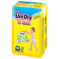 Tã quần UniDry XL 8 miếng