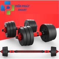 Tạ tập tay đẩy kết hợp, 20 KG tạ nam nữ tập gym tập thon tay( Hàng chuẩn phòng Gym Bảo Hành 12 Tháng).