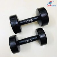 Tạ tay 12kg / tạ đơn 12kg ( tổng 24kg) tập Gym tặng kèm bao tay xịn sò