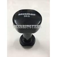 Tạ tay 3kg Brosman nhập khẩu chính hãng cao cấp (1 quả)