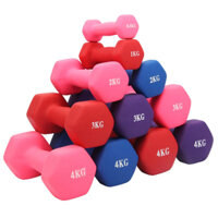 Tạ tay 4 kg bọc cao su tự nhiên cao cấp, an toàn, 8sport cung cấp tạ tay từ 1kg đến 6kg, gym, thể dục, tạ