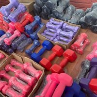 Tạ tay 5kg bọc cao su cao cấp, đẹp, an toàn, chuyên dùng tập gym, yoga, thể dục, thể thao, giảm cân
