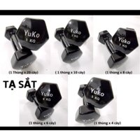 tạ tay 5kg bọc cao su( hàng nhập loại 1)