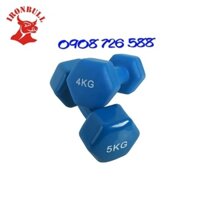 Tạ tay bọc cao su tập gym 4Kg- Theo Cặp ( 2 chiếc ) - TẠ TAY MINI CAO CẤP CHÍNH HÃNG IRON BULL TẬP GYM