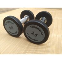 Tạ Tay Bọc Cao SuTechnogym Nhập Khẩu Loại 2.5kg