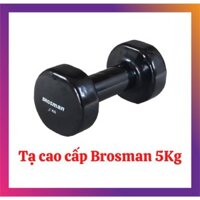 Tạ tay Brosman 5kg cao cấp làm bằng thép bọc cao su