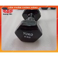 Tạ tay cao su cao cấp yuko 6 kg (giá 1 quả)