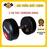 Tạ Tay Cao Su Jordan 25kg - Thiết Kế Đẹp, Chất Liệu Cao Cấp, Phù Hợp Phòng Gym (1 cục)