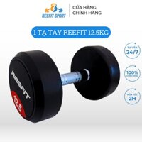Tạ tay cao su Reefit 12.5kg Tạ Phòng Tập màu đen