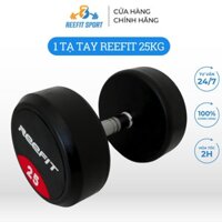 Tạ tay cao su Reefit 25kg Tạ Phòng Tập màu đen