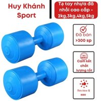 Tạ tay nhựa cao cấp đã nhồi 6KG,7KG,8KG