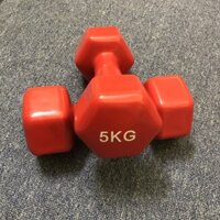 Tạ tay nữ bọc cao su 5kg cao cấp nhập khẩu tập Gym,dumbbell, tạ mini -Thể thao Phúc An(5kg x 2 chiếc)giao màu ngẫu nhiên