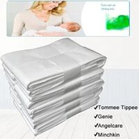 Tã Trắng Thùng Nạp Lại Túi Angelcare Sangenic Tommee Tippee Genie Munchkin 1/5/10 Chiếc Xoắn Bấm Túi Đựng Rác cho Unisex Tã Cho Bé