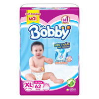 Tã trẻ em BOBBY dán siêu thấm XL62