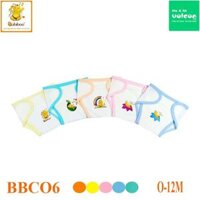 Tã vải dán màu cotton sơ sinh Babiboo s1 (set 5)