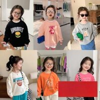 TA132 Áo dài tay da cá AmbbKids S007 cho bé 4-10T [Hàng có sẵn] [Giá tốt]