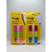 Tab chỉ số dính 3M Post-It 38 × 25.4mm 12 miếng × 3 màu