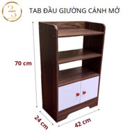 Tab Đầu Giường Cánh Mở - Chất Liệu Gỗ MDF Cao Cấp - Kiểu Dáng Sang Trọng