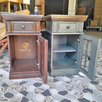 Tab Đầu Giường Gỗ Kiểu Tân Cổ Điển