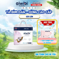 Tã/Bỉm Cho Trẻ Sơ Sinh Cao Cấp Aiwibi Siêu Thấm Hút, Chống Tràn - Gói NewBorn 22 Miếng