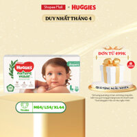 Tã/Bỉm dán Huggies Platinum NatureMade M64/L54/XL44