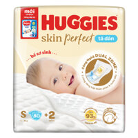 Tã/bỉm dán Huggies Skinperfect S80 Miếng MẪU MỚI