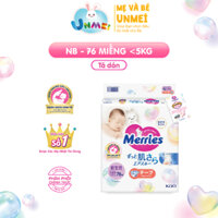 Tã/bỉm dán Merries size NB – 76 miếng (dành cho bé dưới 5kg)