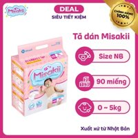 Tã/Bỉm Dán MISAKII công nghệ Nhật Bản cho bé yêu size NB90