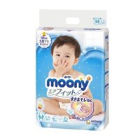 Tã/bỉm dán moony size M64/L54