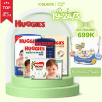 Tã/Bỉm Huggies Platinum Nature Made | Skincare | SkinPerfect – Thấm Hút Tốt | Size NB60/S82/M64/L54/M58/L44/XL38/XXL26