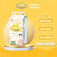 Tã/bỉm I'mama dán size L 42 miếng Nhật Bản Chính Hãng