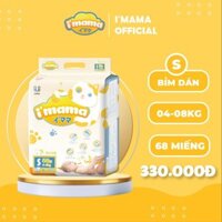 Tã/bỉm I'mama dán size S 68 miếng Nhật Bản Chính Hãng
