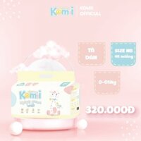 Tã/bỉm Kómii Dán size Newborn 46/20 miếng Hàn Quốc Chính Hãng