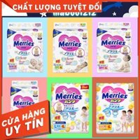 💓Tã/Bỉm Meries cộng miếng quần💓 dán Nội Địa Nhật NB90+6 / S82+6 / M64+4 / M58+6 / L44+6 / XL38+6