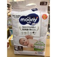 Tã/Bỉm Moony Natural nội địa Nhật Bông Organic dán/quần NB63/S58/M46/L38/L36/XL32 Mẫu Mới Nhất 2025
