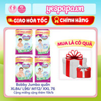 TÃ/BỈM QUẦN BOBBY JUMBO MỀM MẠI SIÊU THẤM HÚT ĐỦ SIZE SIZE XXL 76/ XL84/ L96/ M112 (bao bì giao ngẫu nhiên)  – me&beyesp
