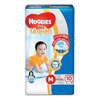 Tã/bỉm quần Huggies Dry M10 (10 miếng – cho bé 6-11kg)