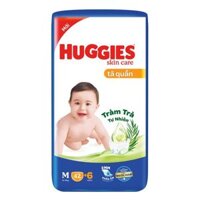 Tã/bỉm quần HUGGIES SKINCARE gói JUMBO size M 42 +6 miếng