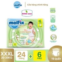 Tã/bỉm quần Molfix Thiên nhiên Jumbo XXXL24