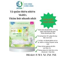Tã/bỉm Quần Molfix thiên nhiên bông Organic S46+6/ M40+6 / L36+6 / XL32+6 / XXL28+6 / XXX24+6...