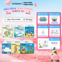 Tã/Bỉm Quần NABIZAM ULTRA THIN 4 Mùa Mỏng Mềm, Thấm Hút Nhanh Size M32/L30/XL26/2XL22/3XL20/4XL18