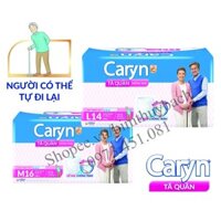 Tã/Bỉm Quần Người Lớn Caryn Size M16, L14 - Dành Cho Người Già Có Thể Tự Đi Lại Được