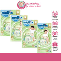 Tã/Bỉm Quần Thiên Nhiên Molfix – Bỉm Quần Thấm Hút Sợi Tre Tự Nhiên Và Bông Organic M76/L68/XL62/XXL56