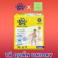 Tã/bỉm quần UniDry gói nhỏ tiện lợi đủ size M22/L20/XL18 miếng