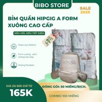 Tã/Bỉm Quần/Dán HIPGIG A Size S/M/L/XL/XXL/XXXL/XXXXL 100 Miếng Giá Rẻ