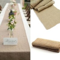 Table Runners 30 * 275cm Bán vải lanh tự nhiên hữu ích Bền bỉ