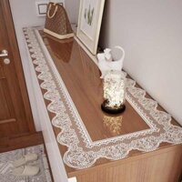 tablecloths decorative tablecloths study table stickers PVC tablecloths Ren Trong Suốt Mềm Kính Tủ Giày Miếng Lót Vào Bàn Ăn Bên Tủ Thảm Chống Thấm Nước Dùng Một Lần Tủ Tivi Khăn Trải Bàn Để Bàn