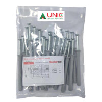 Tắc kê nhựa kèm vít  Fischer 8x80  mm, lắp đặt khung cửa nhựa, nhôm, sắt | UNIC