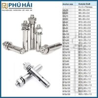 Tắc kê Nở INOX -304 M8 * 100(100c/b)