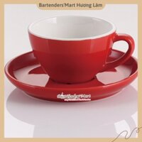 Tách Espresso Bằng Sứ Yami Chuẩn WBC 75CC Màu đỏ